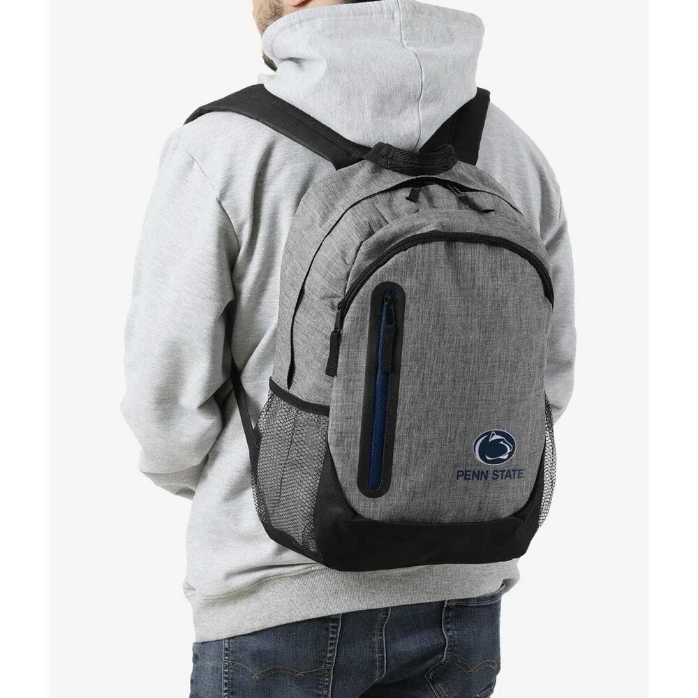 Penn State Nittany Lions Backpack Gray NCAA College Football School Bag